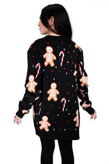 Gingerdead Men Cardigan Sweater