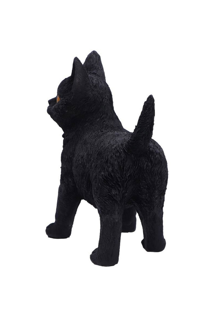 black cat lover statue figurine made of polyresin