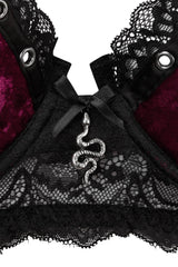 Sacred Spirits Velvet Bralet [BLOOD]