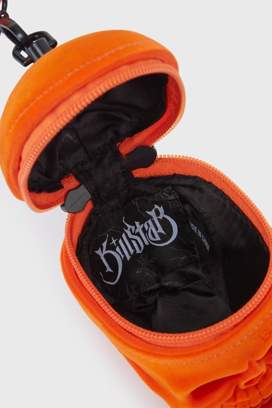 Grave Digger Coin Purse [ORANGE VELVET] - bags & wallets - VampireFreaks - Killstar