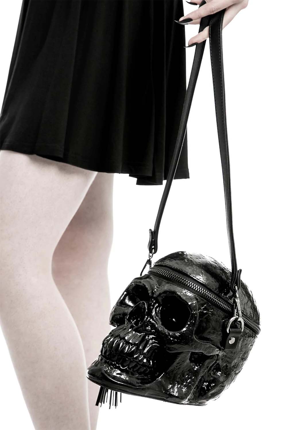 Grave Digger Skull Handbag [B] - bags & wallets - VampireFreaks - Killstar