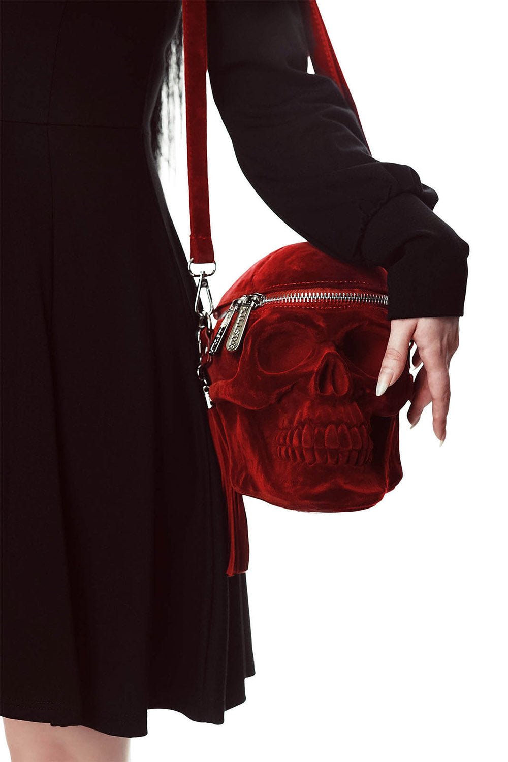 Bolso de mano con calavera de sepulturero [BLOOD]