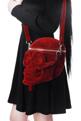 Grave Digger Skull Handbag [BLOOD] - bags & wallets - VampireFreaks - Killstar