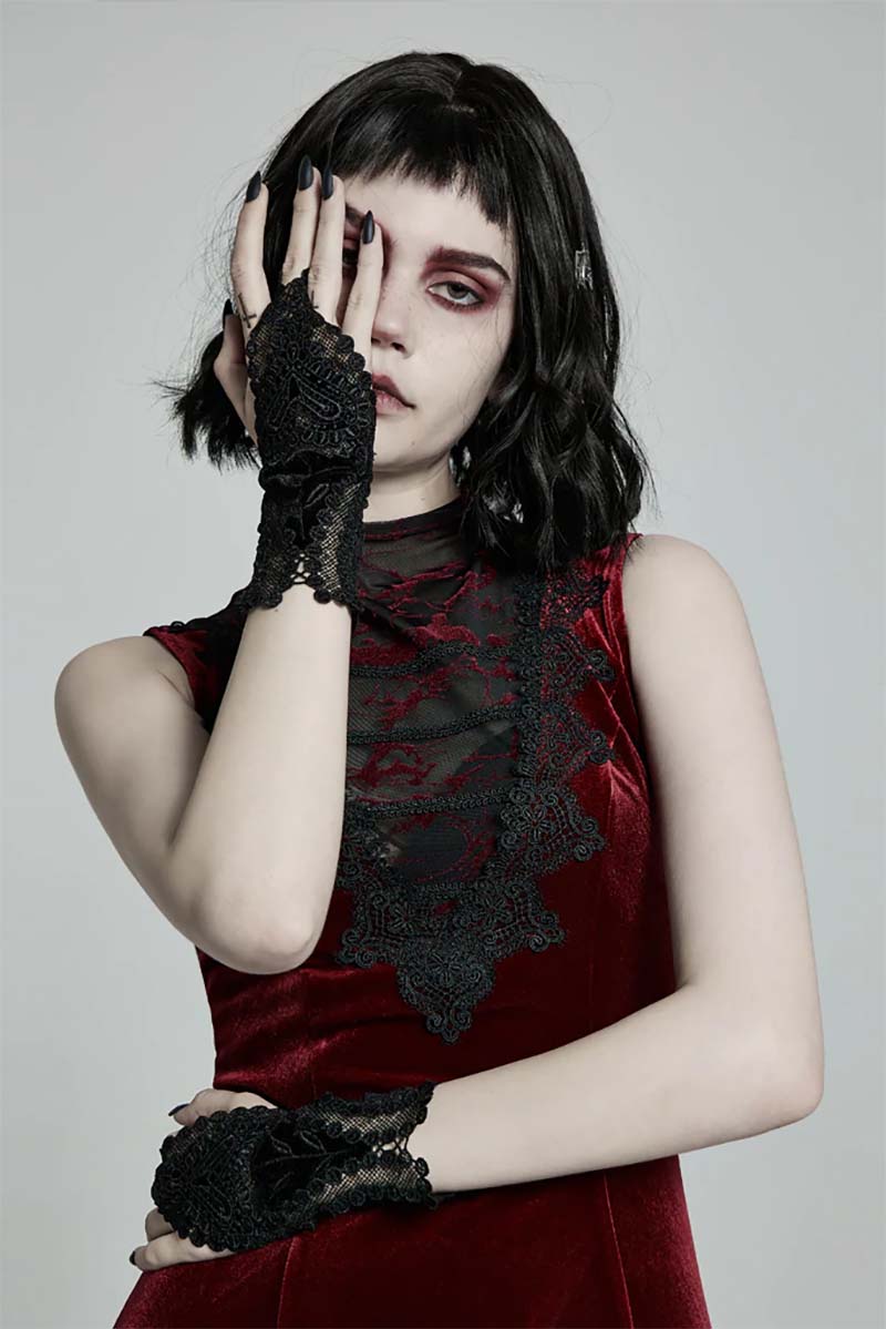 Grave Garden Gloves - gloves & armwarmers - VampireFreaks - Punk Rave