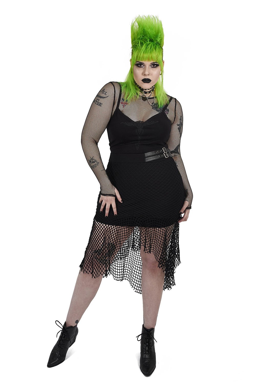 Grave Girl Fishnet Skirt