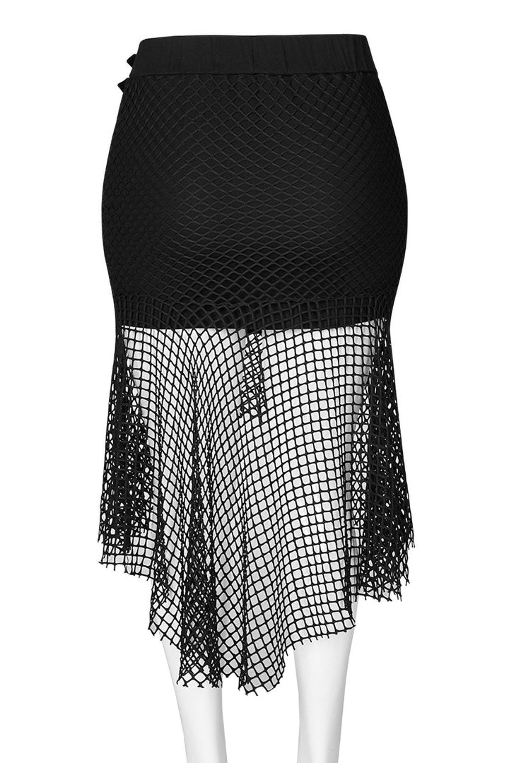 Grave Girl Fishnet Skirt - skirts - VampireFreaks - Punk Rave