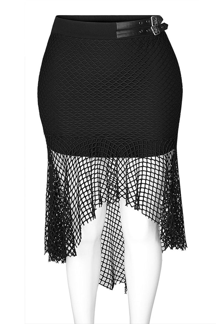 Grave Girl Fishnet Skirt - skirts - VampireFreaks - Punk Rave