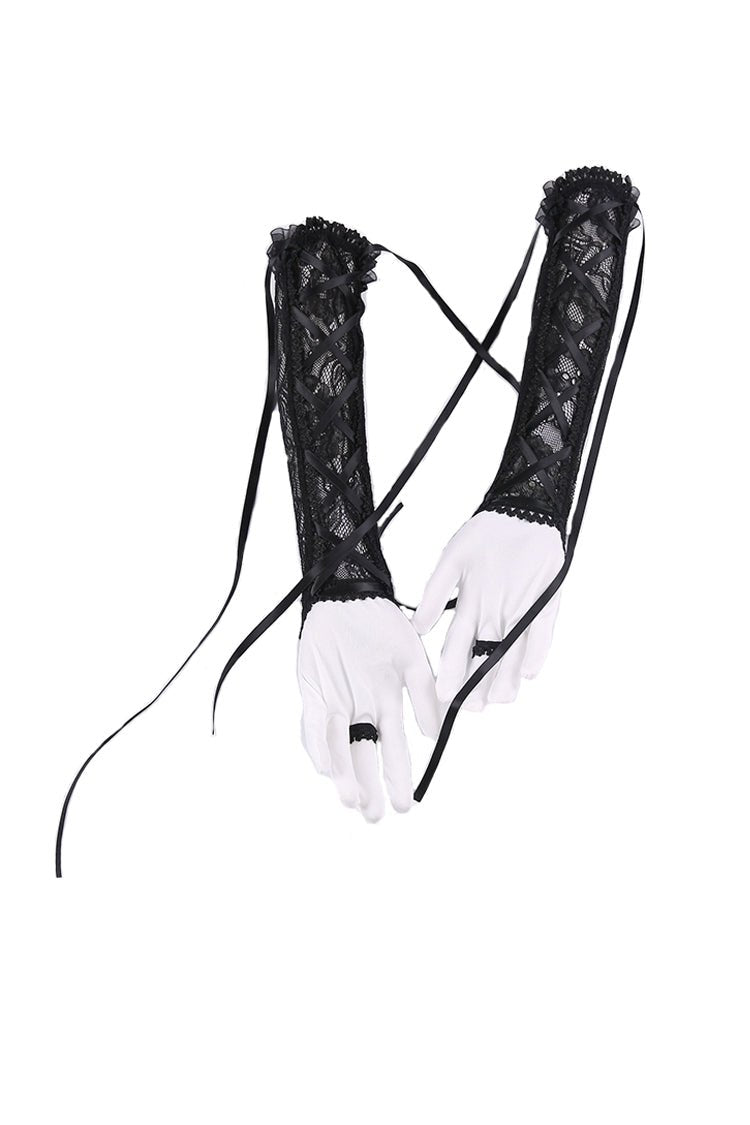 Grave Love Lace Gloves - gloves & armwarmers - VampireFreaks - Dark In Love