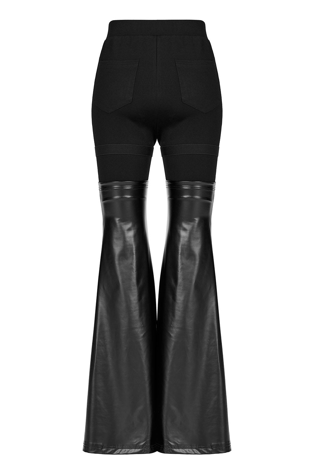 Grave Rave Leggings [Detachable Flares] - womens bottoms - VampireFreaks - Punk Rave