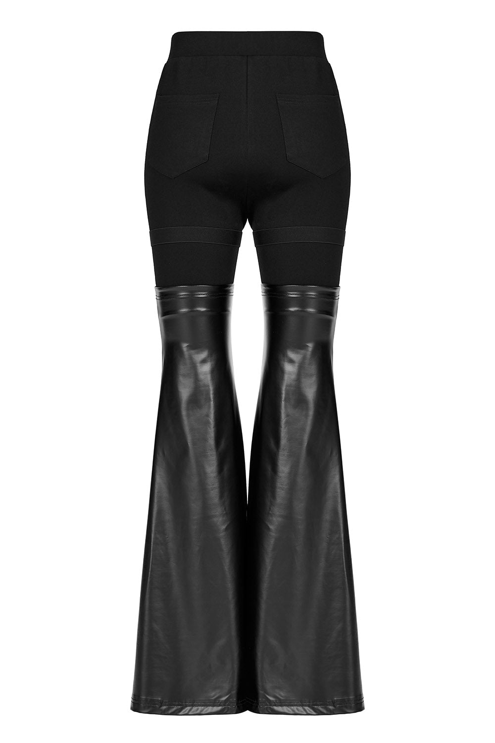 Grave Rave Leggings [Detachable Flares] - womens bottoms - VampireFreaks - Punk Rave