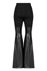Grave Rave Leggings [Detachable Flares] - womens bottoms - VampireFreaks - Punk Rave