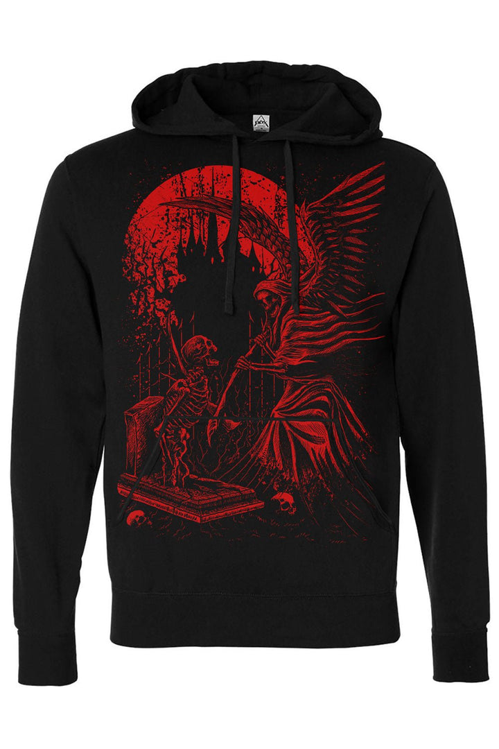 Grave Robber Hoodie [BLOOD RED] - mens outerwear - VampireFreaks - VampireFreaks