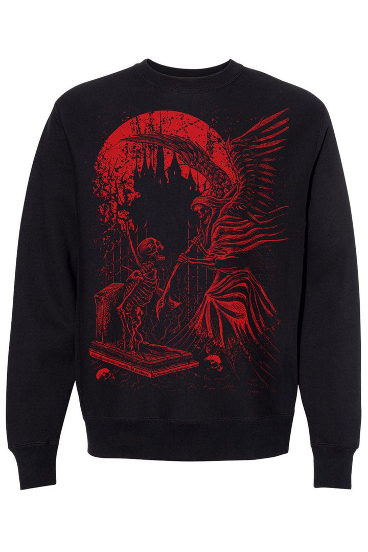 Grave Robber Sweatshirt [BLOOD RED] - mens outerwear - VampireFreaks - VampireFreaks