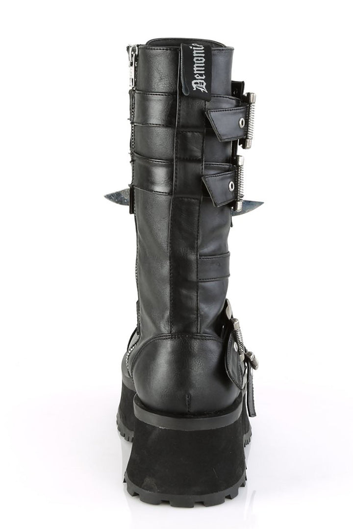 Grave Stomper Boots [GRAD250 Platforms] - mens shoes - VampireFreaks - Demonia