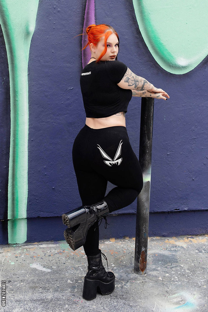 Graveyard Shift Gear Leggings - womens bottoms - VampireFreaks - VampireFreaks