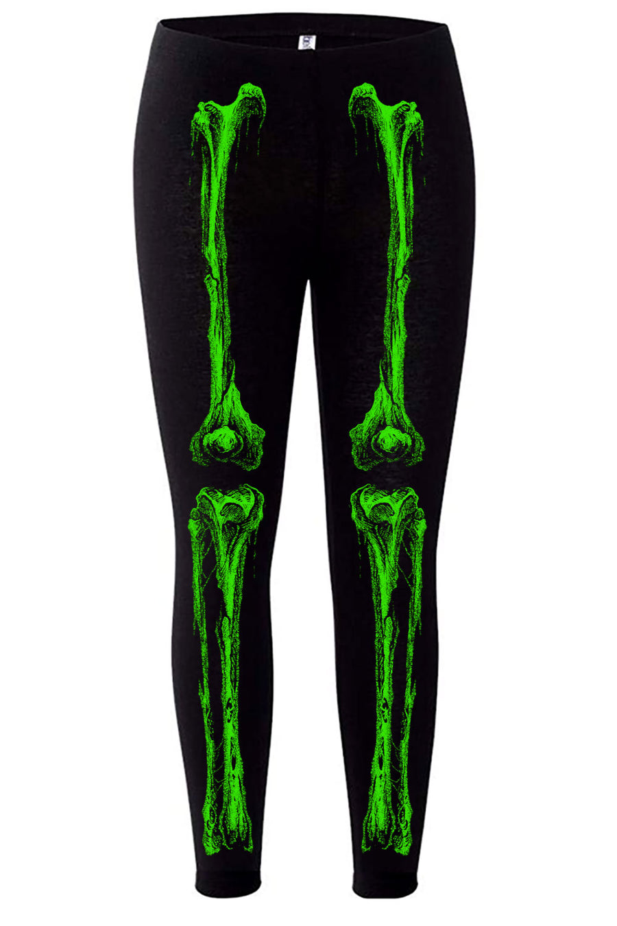 Skeleton Leggings [Monster Green]