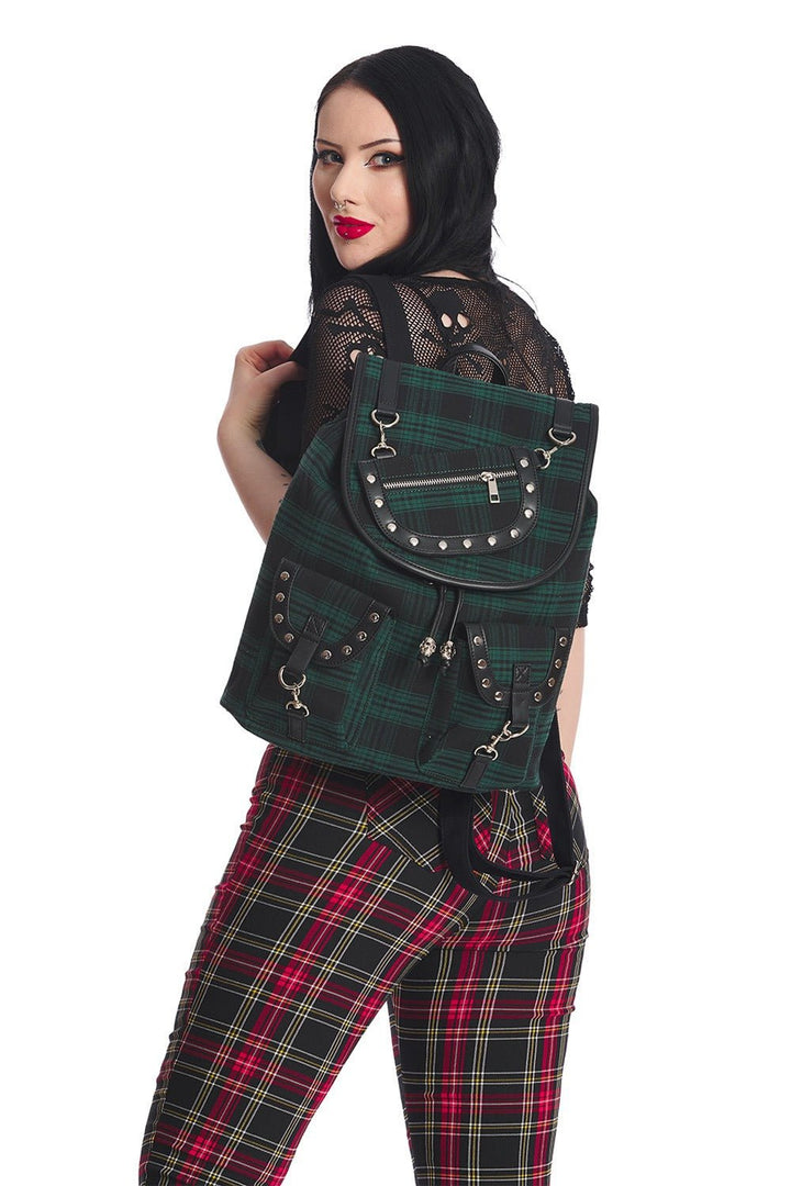 Green Witch Backpack [EMERALD] - bags & wallets - VampireFreaks - Banned Apparel / Lost Queen