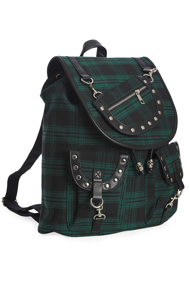 Green Witch Backpack [EMERALD] - bags & wallets - VampireFreaks - Banned Apparel / Lost Queen