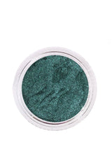 shimmer metallic dark forest green eyeshadow pot from Medusas Makeup
