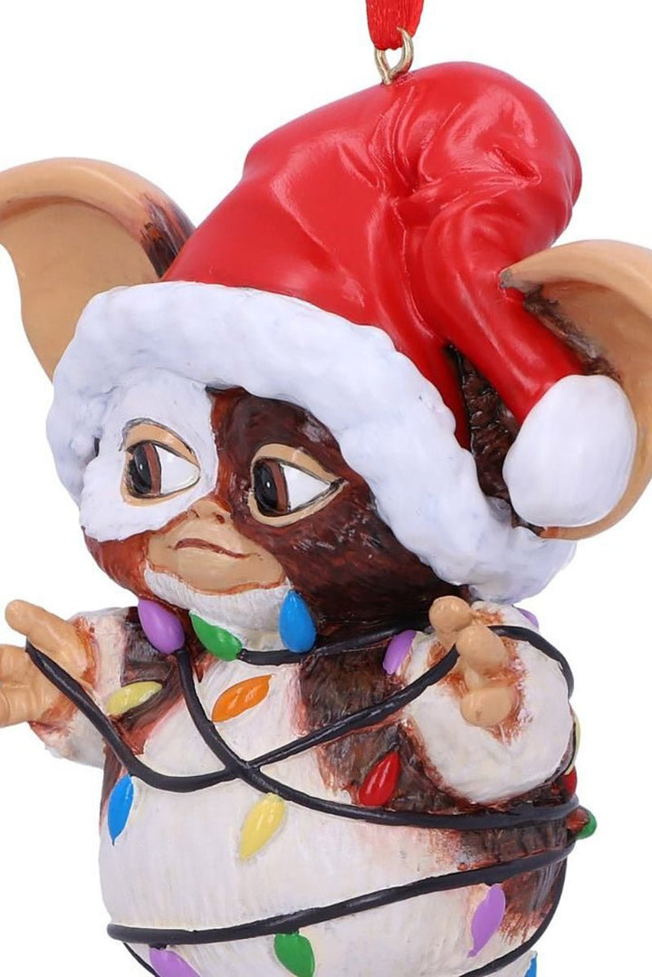 Gremlins Gizmo in Fairy Lights Hanging Ornament - toys - VampireFreaks - Nemesis Now