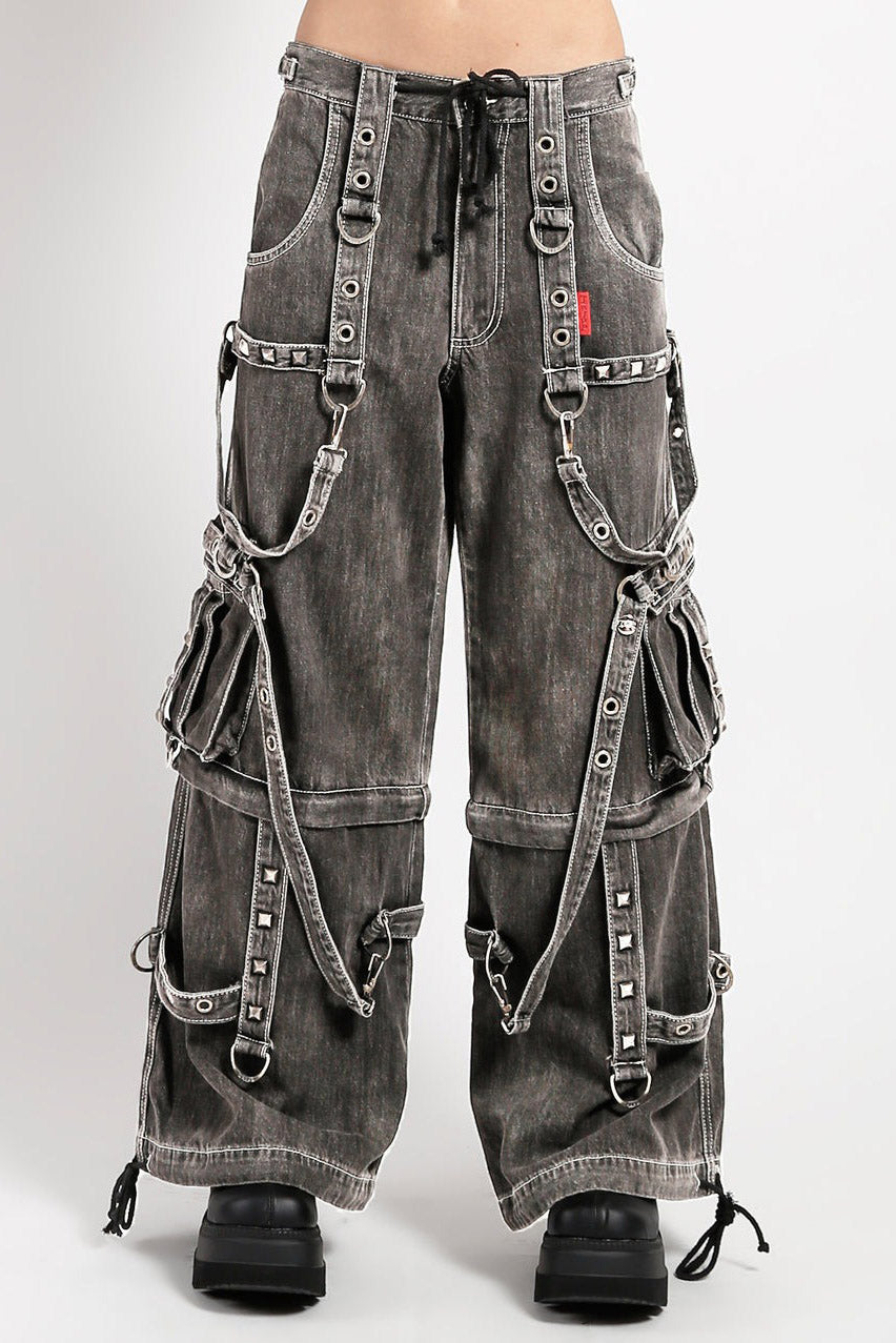 Tripp NYC Denim Power Street Pants [FOG WASH] – VampireFreaks