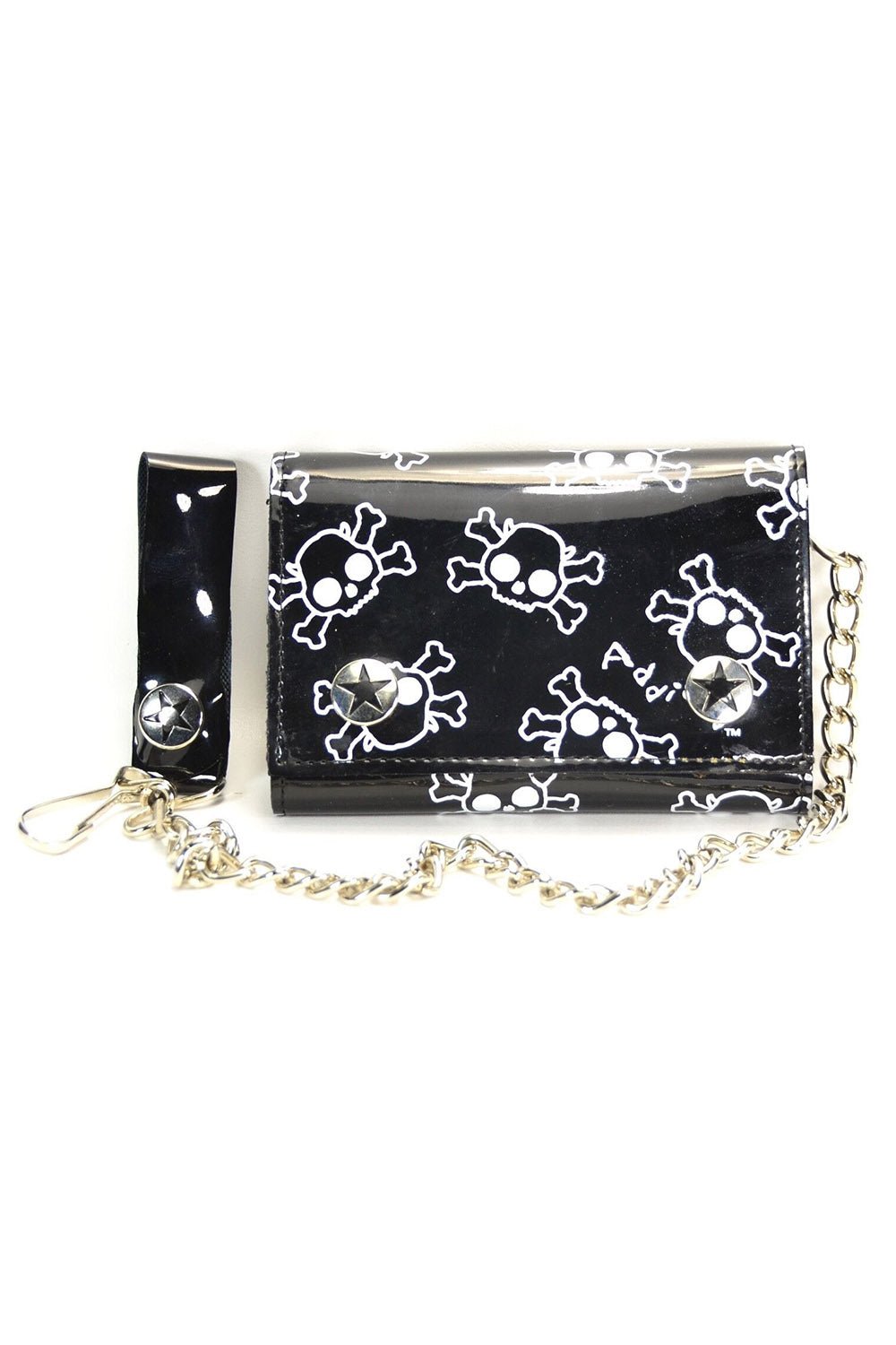 Grim Bones Biker Wallet - bags & wallets - VampireFreaks - Funk Plus
