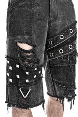 Grim Greystone Shorts - mens pants - VampireFreaks - Devil Fashion