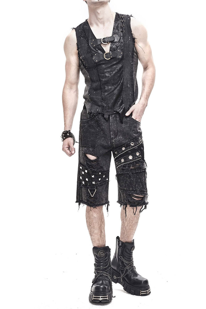 Grim Greystone Shorts - mens pants - VampireFreaks - Devil Fashion