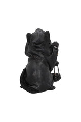 grim reaper cat figurine sculpture