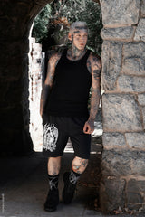 mens heavy metal workout clothing 