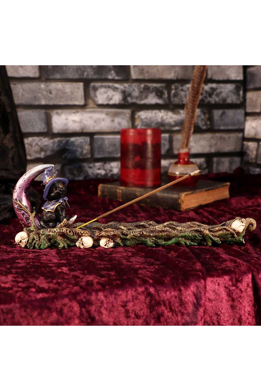 Grimalkin Incense Burner - housewares - VampireFreaks - Nemesis Now