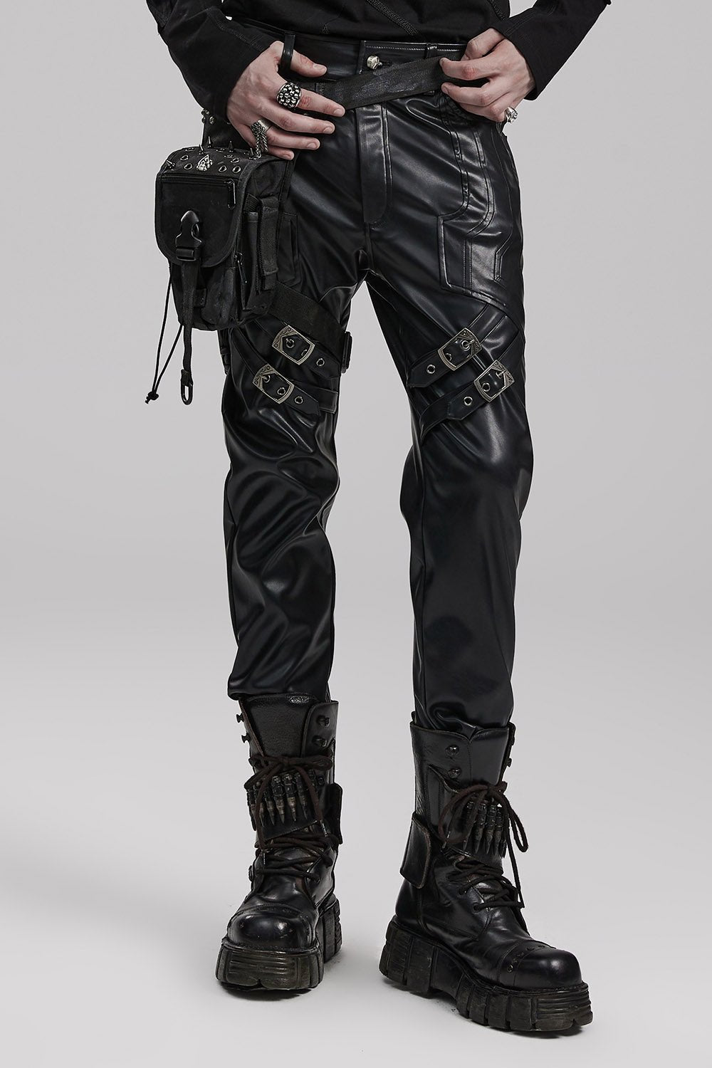 Grimlock Leather Pants - mens pants - VampireFreaks - Punk Rave