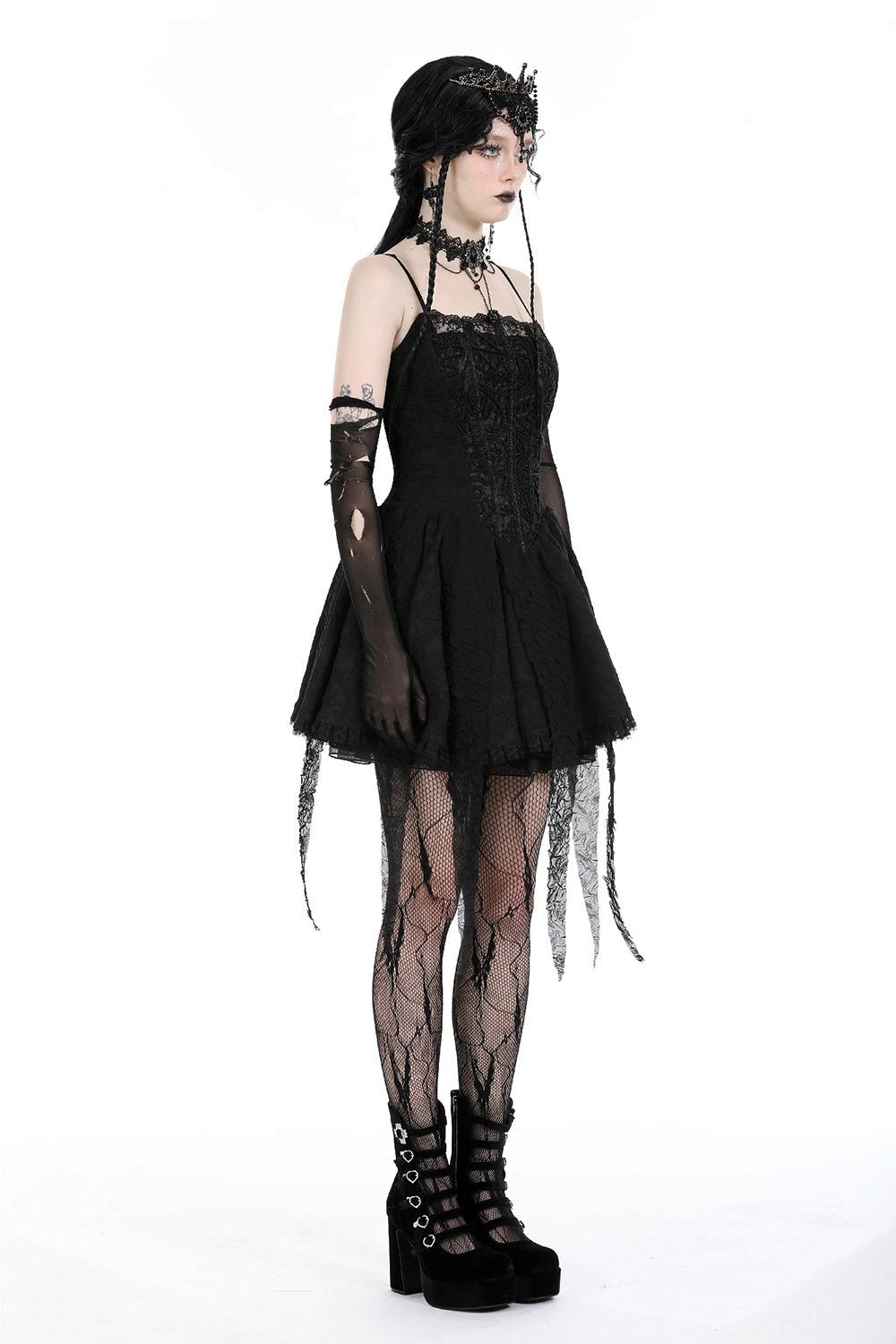 Grimm Witch Mini Dress - dresses - VampireFreaks - Dark In Love