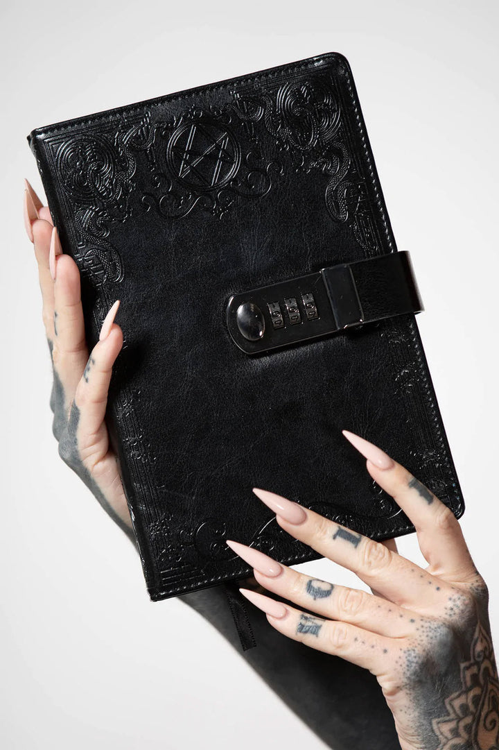 Grimoire Padlock Journal - stationery - VampireFreaks - Killstar