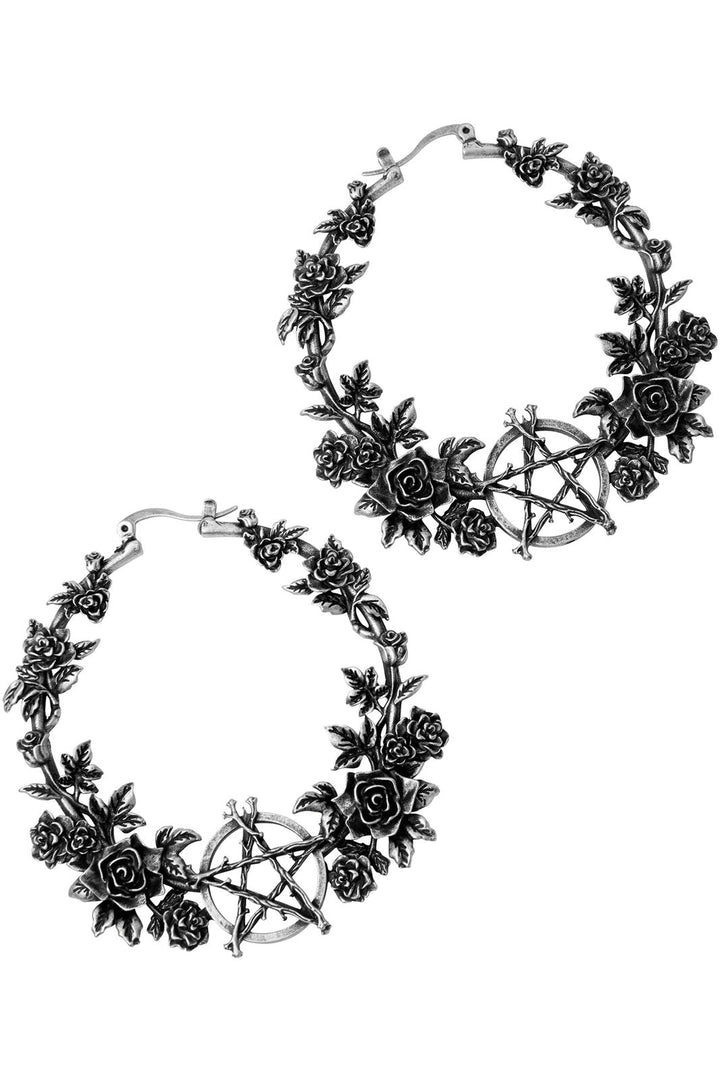 Grimwood Hoop Earrings - jewelry - VampireFreaks - Killstar