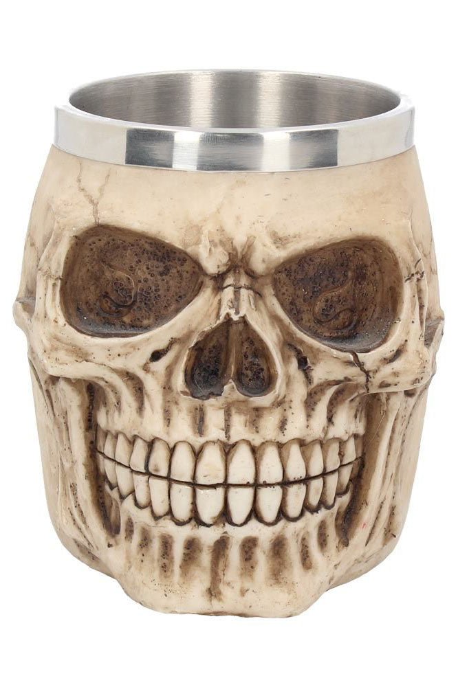 Grinning Skull Tankard - housewares - VampireFreaks - Nemesis Now