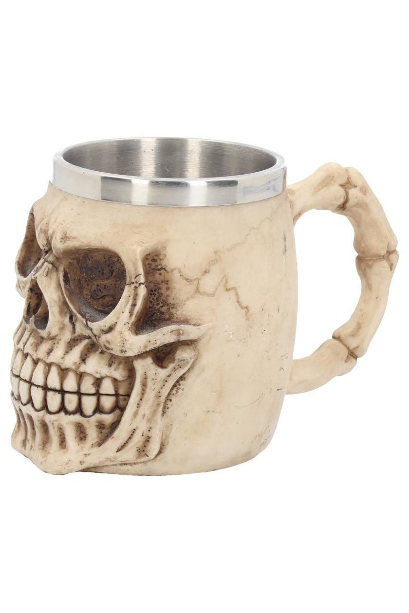 Grinning Skull Tankard - housewares - VampireFreaks - Nemesis Now