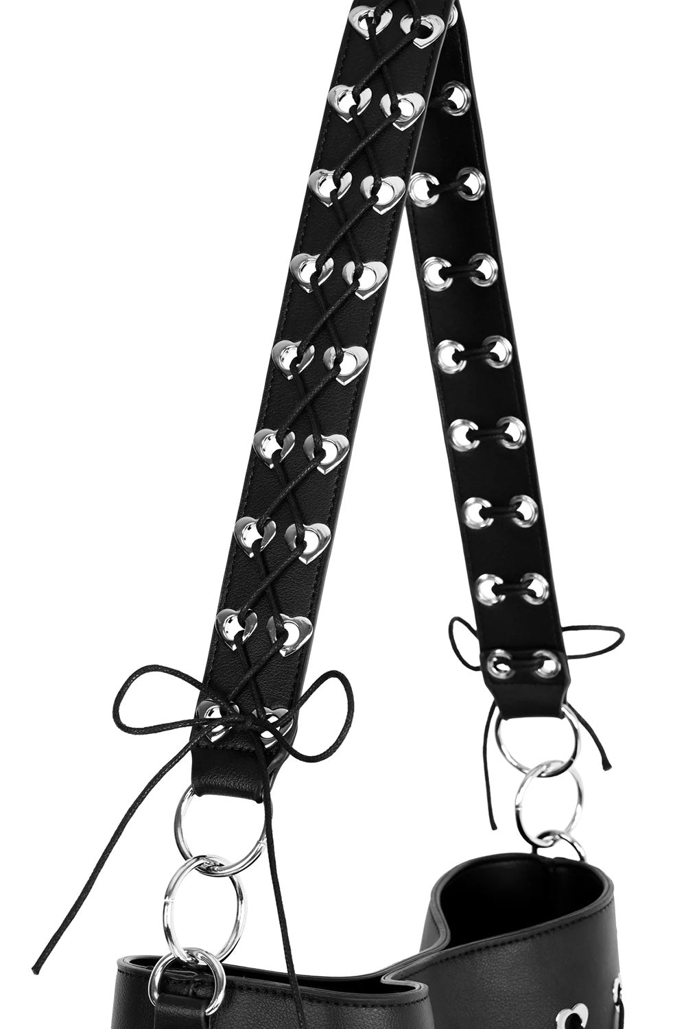 dark lolita corset bag by foxblood