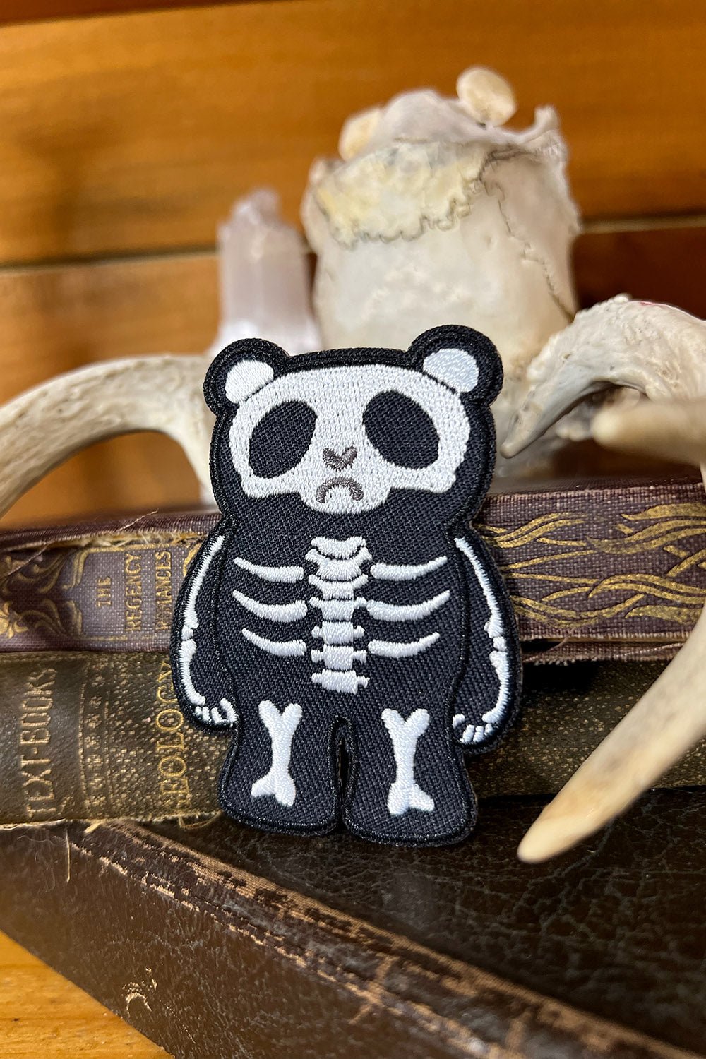 Grumpy Bones Bear Patch - pins & patches - VampireFreaks - VampireFreaks