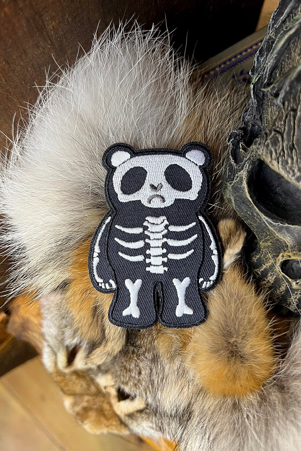 Grumpy Bones Bear Patch