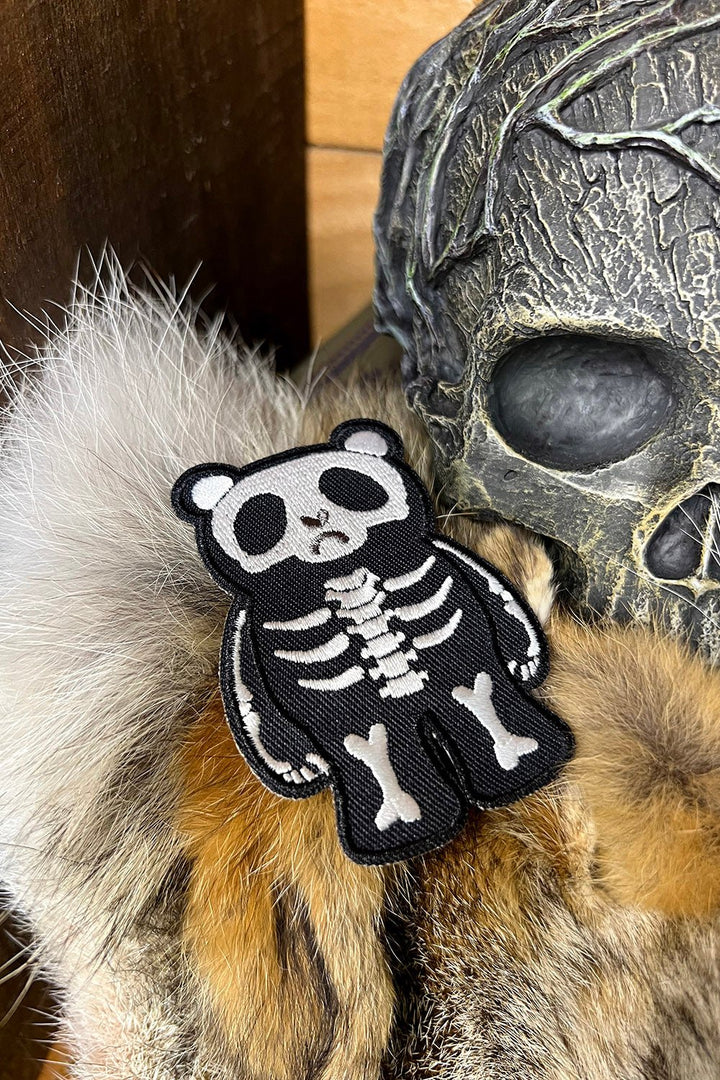 Grumpy Bones Bear Patch - pins & patches - VampireFreaks - VampireFreaks