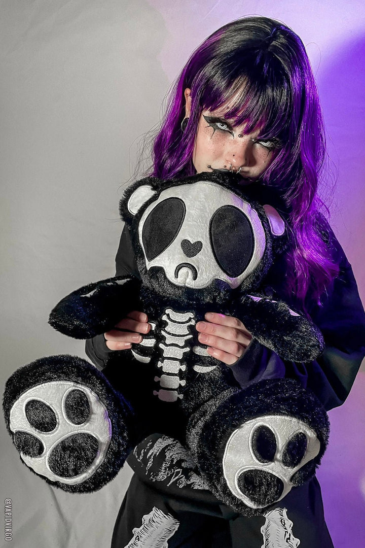 Grumpy Bones Bear Plush Toy - toys - VampireFreaks - VampireFreaks