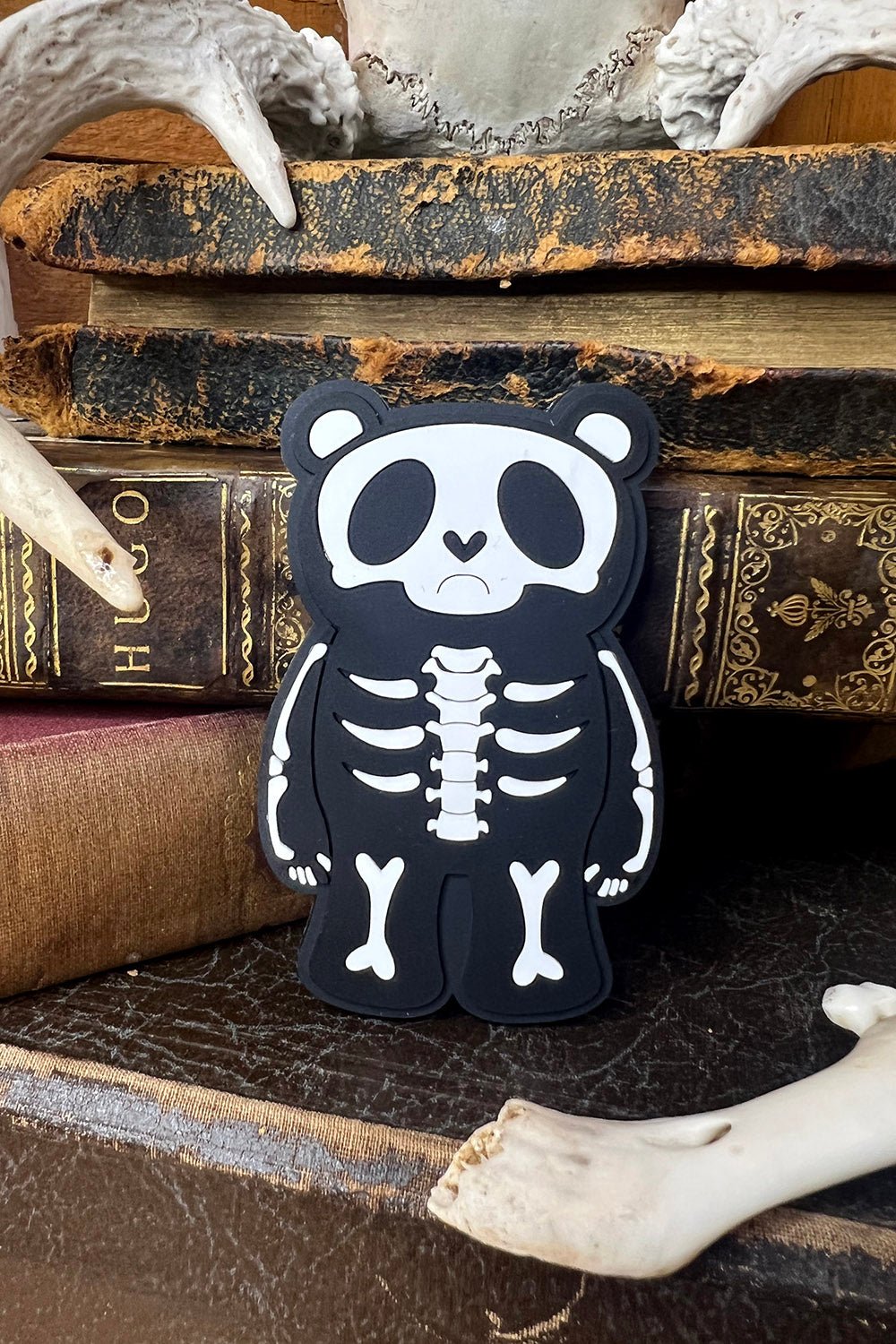 Grumpy Bones Bear Rubber Magnet