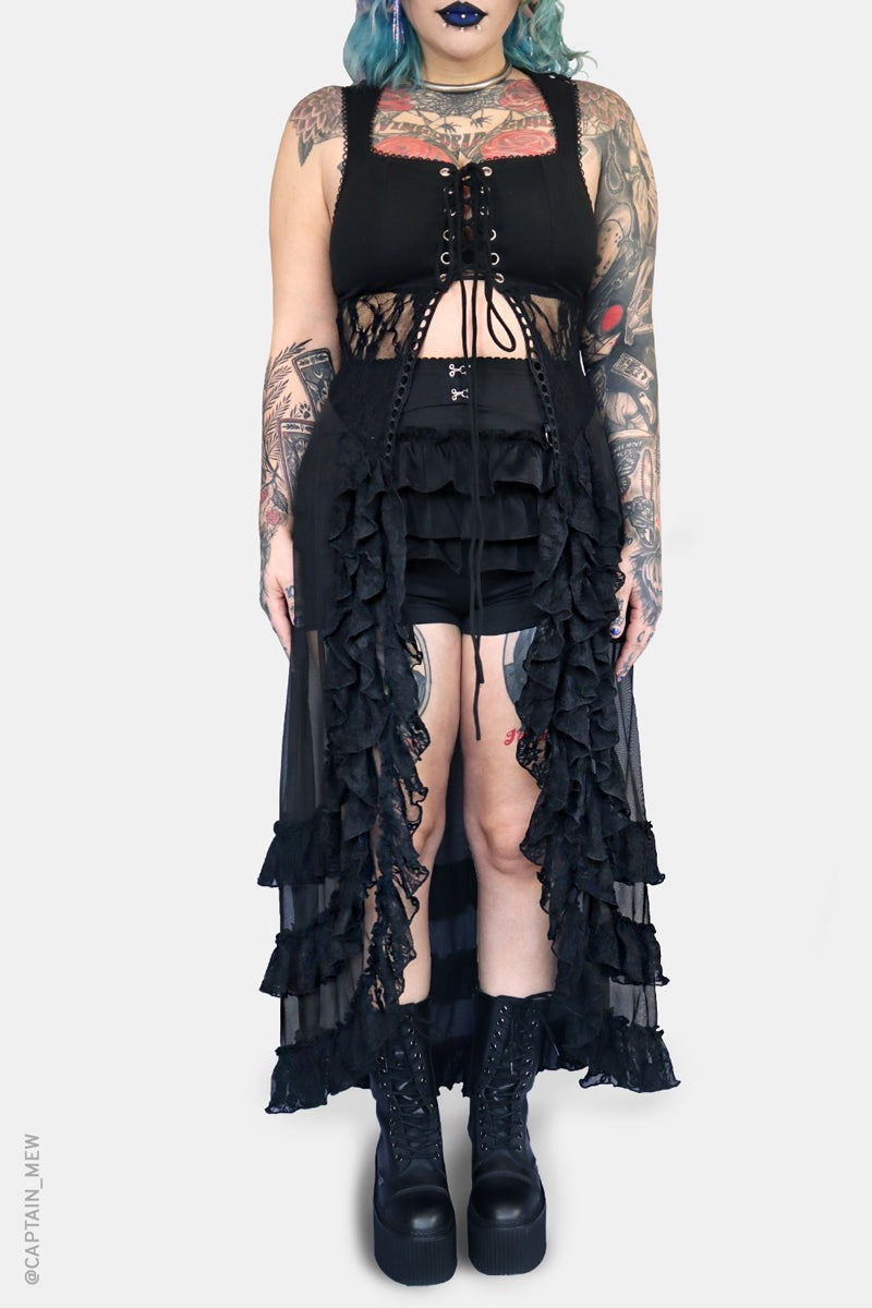 whimsygoth mesh duster