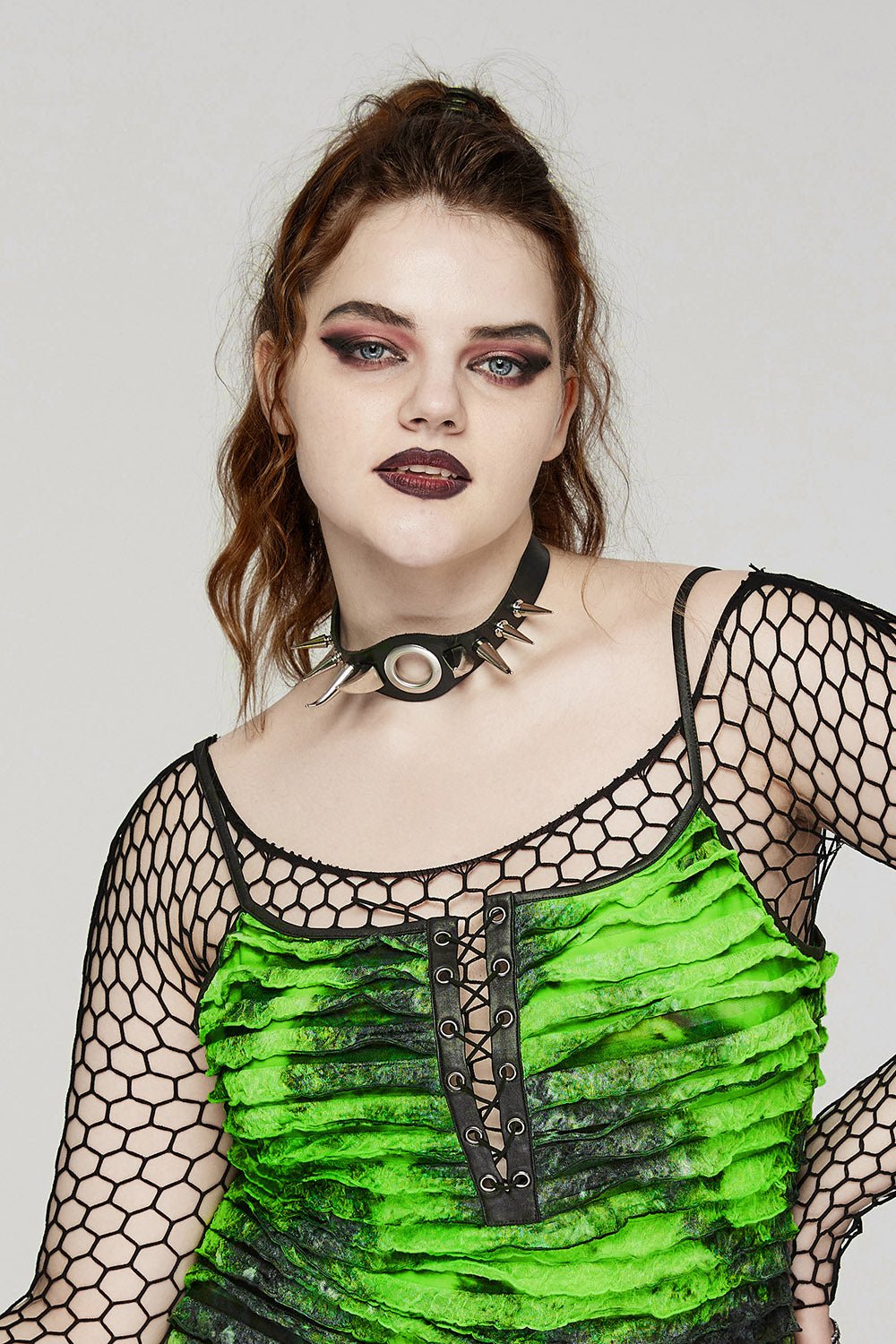 Grunge Apocalypse Spiked Choker