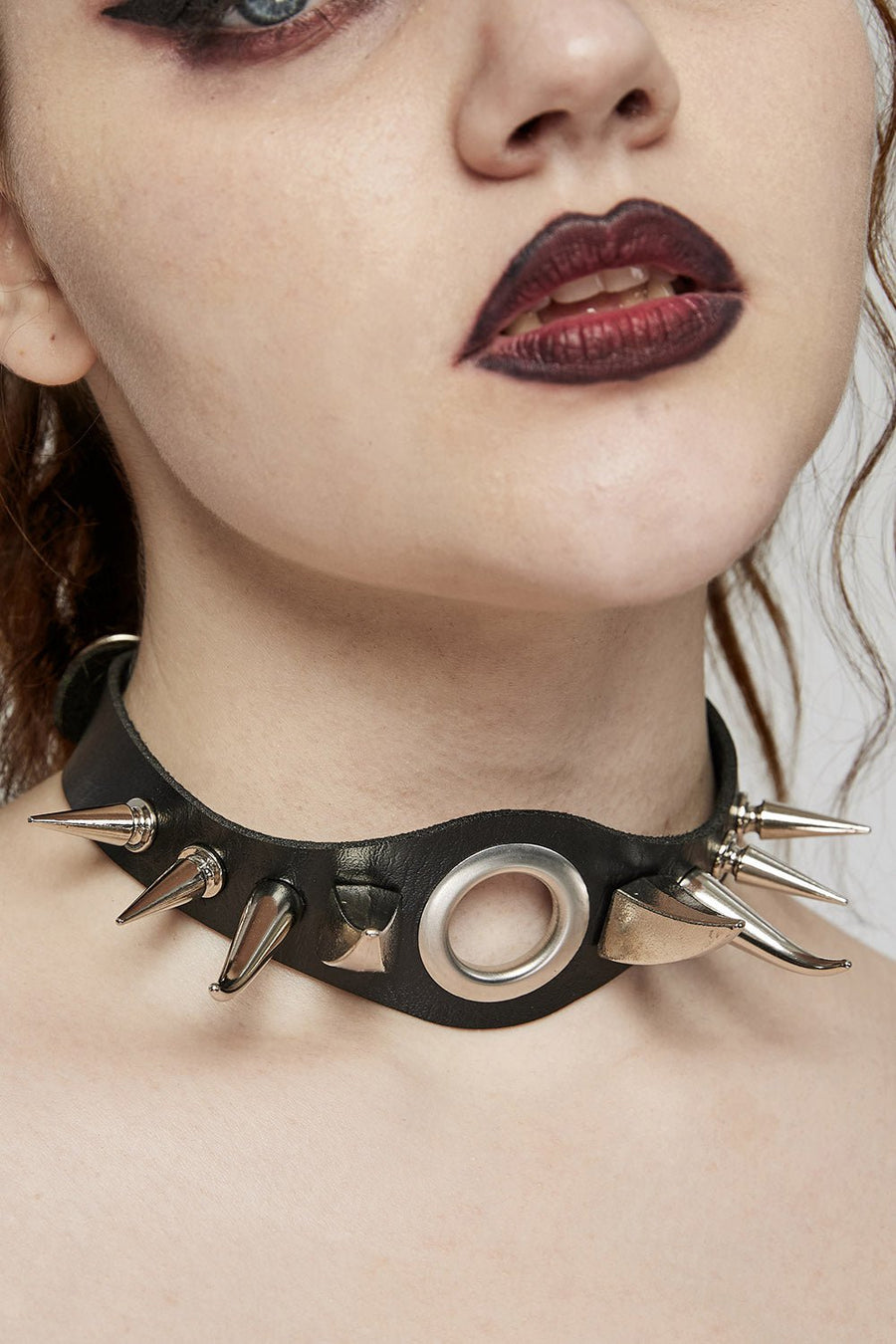 Grunge Apocalypse Spiked Choker