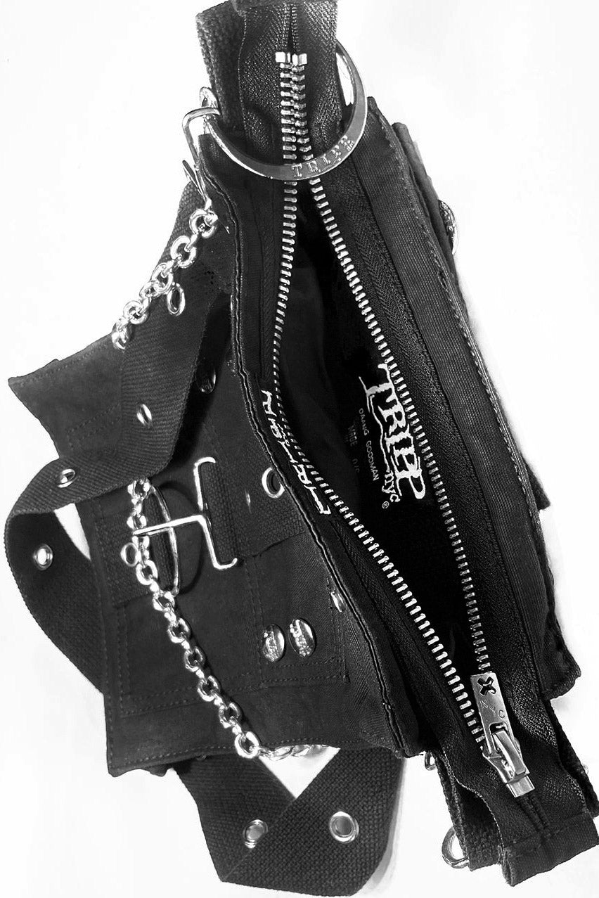 punk chain shoulder bag