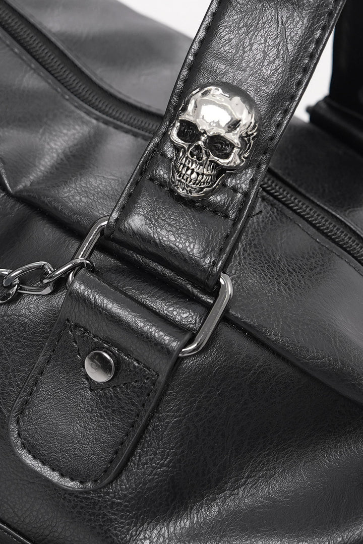 mens skull gothic duffel bag