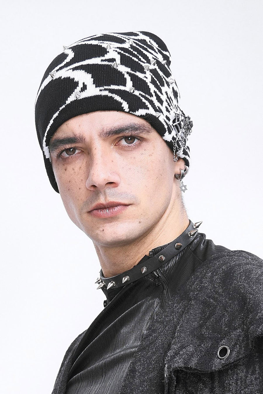 mens gothic beanie winter hat