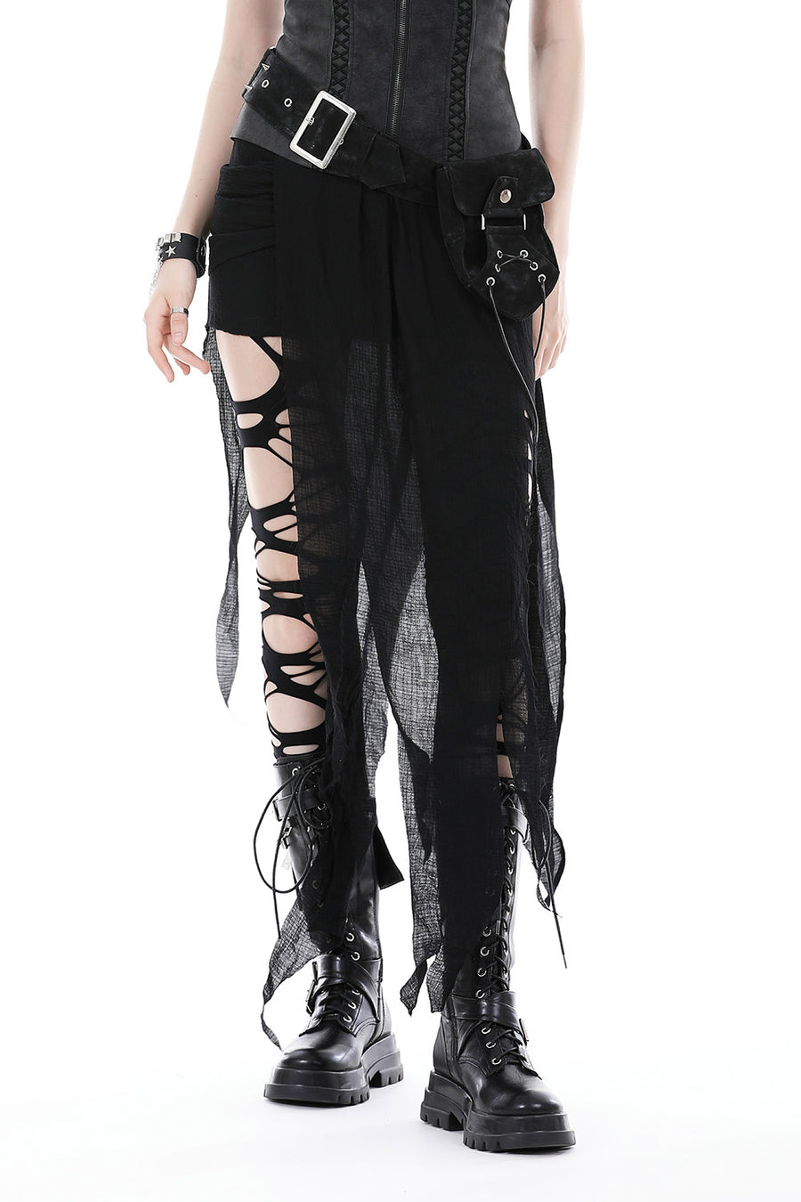 womens grunge gothic belt